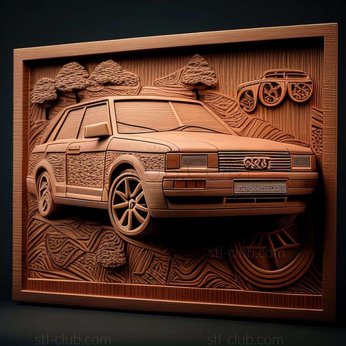 3D model Audi S2 (STL)